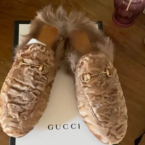 Gucci Lambskin Mules